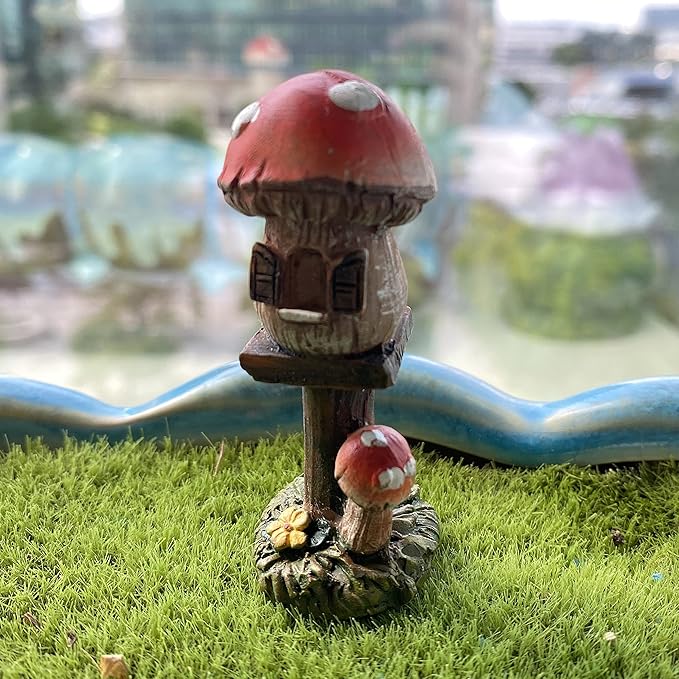 BangBangDa Miniature Fairy Garden Accessories - Fairies Gnome Figurines Statue Set Indoor Outdoor Garden Decoration Birthday Gardening Gifts for Girl Boy Mother Girlfriend