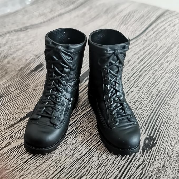 1/6 Scale Figure Shoes Boots PVC Boot Shoes for 12 inch Male Action Figure Toy