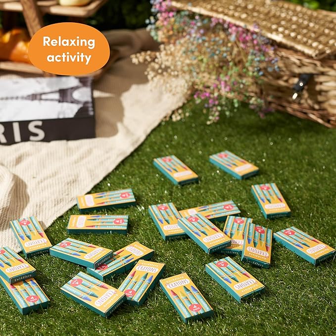 THE TWIDDLERS 288 Sets of 4-Packs (1,152 Bulk Crayons) Non-Toxic Individual Box for Kids, Back to School Supplies, Classrooms, Restaurants Bulk Crayons Coloring Activity, Party Bag Fillers