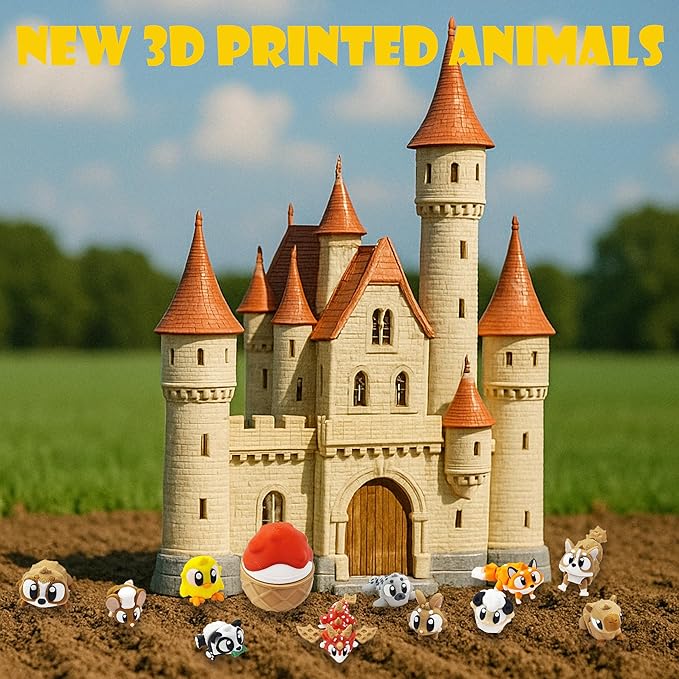 3D Printed Animal Figurines, Articulated Animal Figurines, Fidget Toys, Flexible Car Decor, Party Favor, Gifts for Girls and Boys, Office Desk Pets, Birthday Gifts