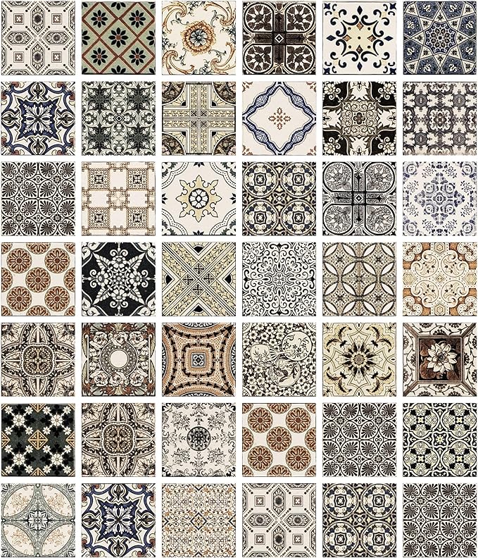 300pcs Miniature Floor Tiles for Dollhouse 1:24 Scale, Gypsum Mosaic Decor Kit, REDUCIO!